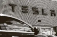  ?? David Zalubowski / Associated Press ?? Tesla executives told Travis County that a factory there would bring 5,000 “middle-skill” jobs with good benefits.