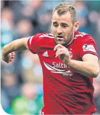  ??  ?? Aberdeen wide man, Niall McGinn