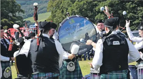  ?? 51_a33MAS30_MAPB4 ?? Mid Argyll Pipe Band has a core of volunteers helping keep the tradition alive in Mid Argyll.