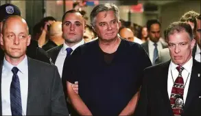  ?? Timothy A. Clary/AFP/Getty Images/TNS ?? President Donald Trump’s former campaign manager Paul Manafort arrives at Manhattan Supreme Court on June 27, 2019, for arraignmen­t on mortgage fraud charges. He is a New Britain native.