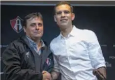  ?? | MEXSPORT ?? Rafa Márquez fue el encargado de presentar al técnico argentino.