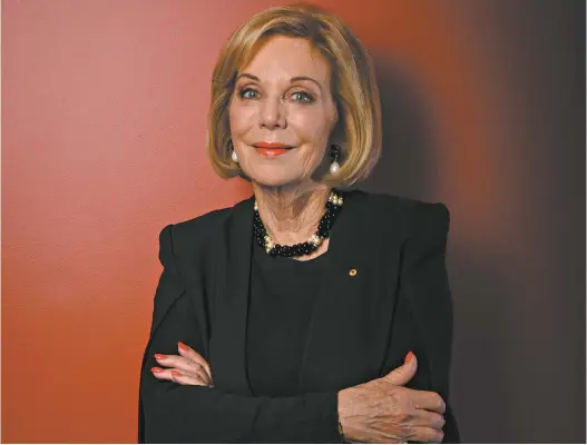  ?? AAP Image / Dan Himbrichts ?? ABC chair Ita Buttrose.