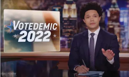  ?? Photograph: YouTube ?? Trevor Noah on Oprah endorsing Dr Oz’s rival John Fetterman: ‘Oprah going for Fetterman must’vebroken Dr Oz’s heart. Luckily, he has the perfect cure for that.’