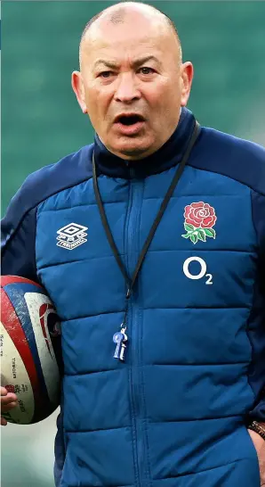  ??  ?? England boss Eddie Jones will be assessed by the Rugby Football Union