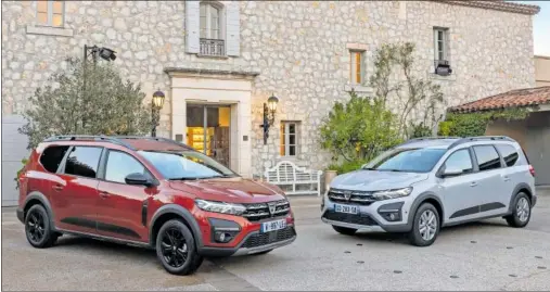  ?? ?? El diseño del familiar Jogger está mucho más elaborado que en el resto de los productos de la marca del Grupo Renault.