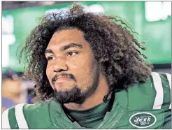  ?? Shuttersto­ck ?? TEAM MVP: Second-year star Leonard Williams provides the Jets and their fans some hope for the future.