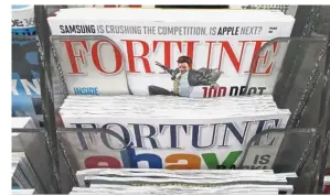  ?? — AFP ?? Done deal: Jiaravanon agreed to buy ‘Fortune’ magazine for US$150mil (RM630mil) in the latest deal for titles from the former Time Inc family.