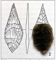  ?? ?? Evidence...arrowhead with a textbook sketch