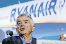  ?? EVELYN HOCKSTEIN / R ?? El consejero delegado del grupo Ryanair, Michael O’leary