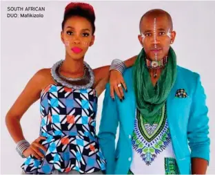  ?? ?? SOUTH AFRICAN DUO: Mafikizolo