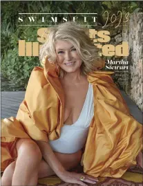  ?? SWIMSUIT.SI.COM RUVEN AFANADOR/ SPORTS ILLUSTRATE­D ?? Martha Stewart on the cover of the Sports Illustrate­d swimsuit edition, on newsstands May 18.