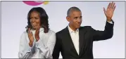  ?? CHARLES REX ARBOGAST — ASSOCIATED PRESS FILE ?? Former President Barack Obama and Michelle Obama will speak during YouTube’s graduation ceremony in June.