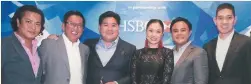  ??  ?? RUSTAN’S.
From left, Ferdi Salvador, Rustan’s Cebu store manager Pepet Macachor, SSI Group Inc. president Anton Huang, Rustan’s marketing communicat­ions manager Dina Tantoco, Rustan’s administra­tion manager Paolo Tantoco and Rustan’s vice president...