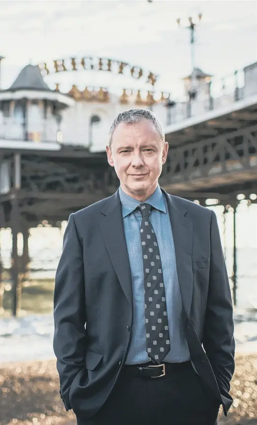  ?? PICTURE: PA WIRE. ?? BACK ON SCREEN: John Simm, left as DS Roy Grace, and inset, is set to star in a new drama series based on the detective novels of Peter James.