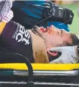  ?? Picture: AAP ?? HURT: Corey Oates.