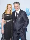  ??  ?? Lisa Kudrow and Alec Baldwin attend the premiere of “The Boss Baby” in New York. (AP)