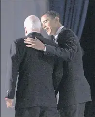  ?? Mandel Ngan AFP/Getty Images ?? SEN. JOHN McCAIN invited former President Obama, pictured here in 2009, to speak at his funeral.