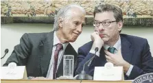  ?? Ansa ?? Guerra totale Giovanni Malagò e Giancarlo Giorgetti