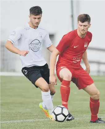  ??  ?? Northern League action from last weekend. See Monday’s Echo for the latest non-league football reviews.