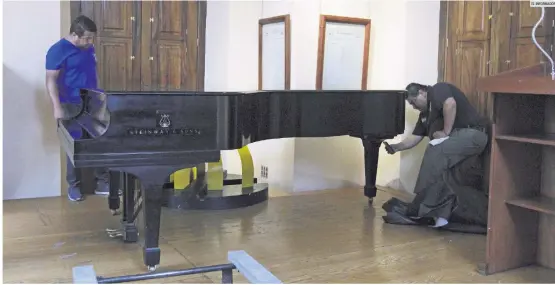  ?? EL INFORMADOR ?? PIANO MARCA STEINWAY & SONS. Su traslado desde la Fundación Jesús Álvarez del Castillo al Teatro Degollado fue una noticia destacada.