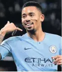  ??  ?? Man City’s Gabriel Jesus