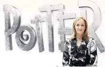  ??  ?? BRITISH author JK Rowling, creator of the Harry Potter series of books.
| REUTERS