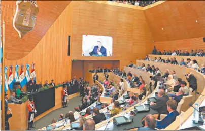  ?? ?? UNICAMERAL. El Partido Justiciali­sta y aliados buscan que el próximo miércoles se exprese el rechazo y la demanda de retrotraer a foja cero la quita de subsidios al transporte.