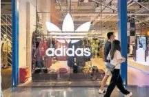  ?? GETTY IMAGES ?? Una tienda de Adidas en China.
