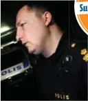  ?? FOTO: ANDREAS ENBUSKE ?? FÖRBEREDD. Per Edquist är en av poliserna som kommer att ”kontroller­a att regler följs”.