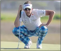  ??  ?? ALL ON THE LINE: Poulter has to fight to keep his PGA Tour card in America next week