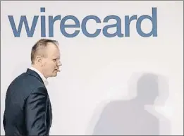  ?? EP ?? Markus Braun presentó su dimisión de Wirecard