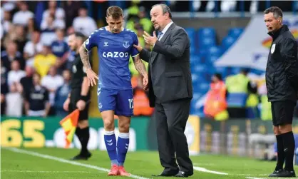  ?? ?? Rafael Benítez has not decided whether to include Lucas Digne at Crystal Palace on Sunday. Photograph: Greig Cowie/Shuttersto­ck