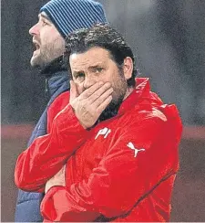  ??  ?? Dundee manager Paul Hartley.