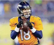  ?? [AP FILE PHOTO] ?? Former NFL quarterbac­k, and five-time MVP, Peyton Manning will be the guest of honor at The Oklahoman’s All-City Prep Sports Awards in June.