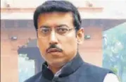  ?? HT PHOTO ?? Rajyavardh­an Rathore replaces Vijay Goel in the ministry.