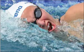  ?? Nukari/Lehtikuva
Foto: Jussi ?? ■
Ida Hulkko innehar nationsrek­ordet, 30,53, på 50 meter bröst.