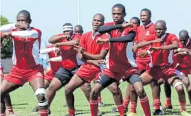  ??  ?? BOYS TO BEAT: Mzwandile Mali Rugby Tournament defending champions Nzondelelo High School