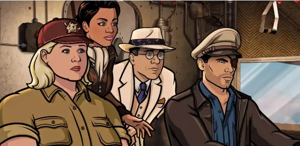  ??  ?? Piloting a Course for Success“Archer” creator Matt Reed has put his characters in new settings, locations and genres for nine seasons.