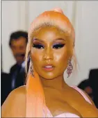  ??  ?? Nicki Minaj See Question 6.