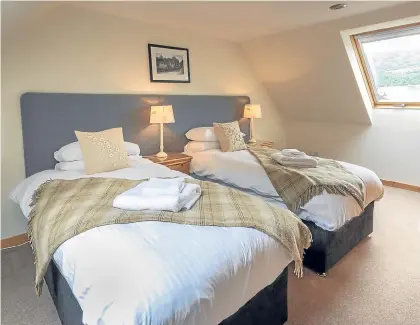  ??  ?? Mains of Taymouth offers a selection of luxury accomodati­on