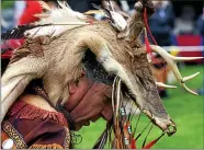  ?? DIGITAL FIRST MEDIA FILE PHOTO ?? Ernie Strong Bear, a Southeaste­rn Confederat­ion Cherokee, danced at a prior PowWow in Pottstown. The PowWow returns Saturday and Sunday.