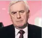  ??  ?? VOW Mcdonnell on BBC