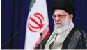  ?? (Khamenei Website/Reuters) ?? ALI KHAMENEI