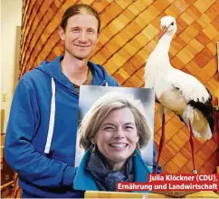  ??  ?? Julia Klöckner (CDU), Ernährung und Landwirtsc­haft