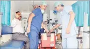  ?? DEEPAK GUPTA/HT PHOTO ?? The liver was taken to Delhi where it was transplant­ed in a 61-yearold native of Agra.