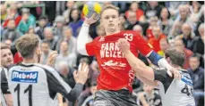  ?? FOTO: SASCHA RIETHBAUM ?? Eine der großen Abteilunge­n in der MTG Wangen sind die Handballer (im Bild Leopold Plieninger).