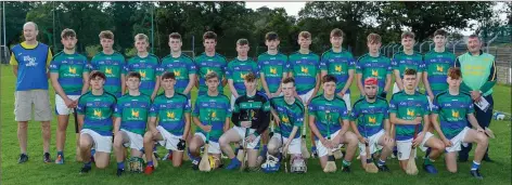  ??  ?? The North Wicklow Gaels team who defeated Carnew Emmets in the ‘A’ semi-final in Pearse’s Park, Arklow.