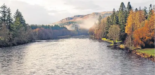  ??  ?? Dunkeld House Hotel is situated on the banks of the River Tay and surrounded by beautiful scenery.