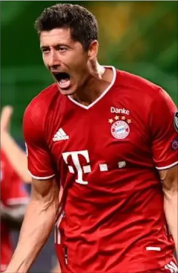  ??  ?? Robert Lewandowsk­i and his Bayern Munich team-mates could well lift the Champions League trophy again.