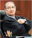  ??  ?? Cargo. El ministro de la Suprema Corte de Justicia, Alberto Pérez Dayán.